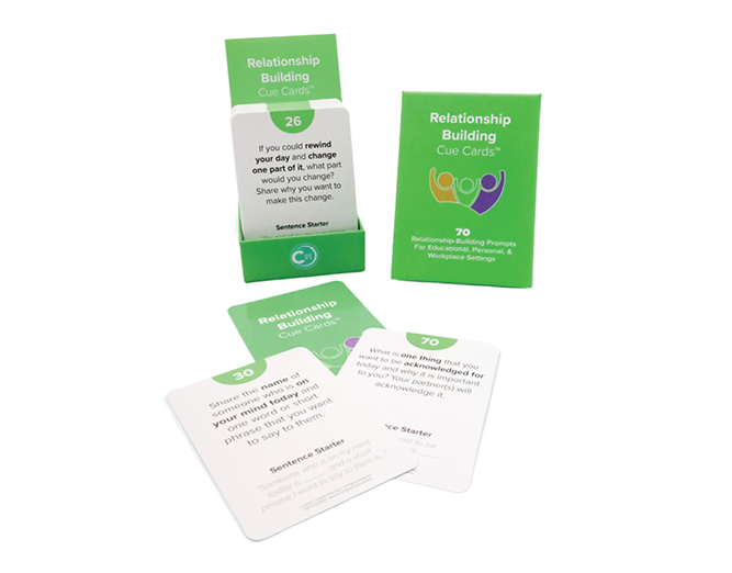 Relationship Building CUE Cards™ | Conversation Cards For Deeper Relationships
