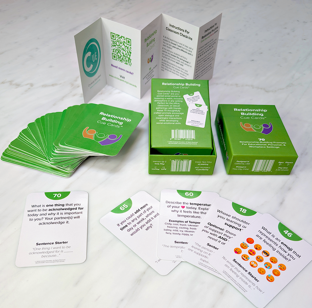 Relationship Building CUE Cards™ | Conversation Cards For Deeper Relationships