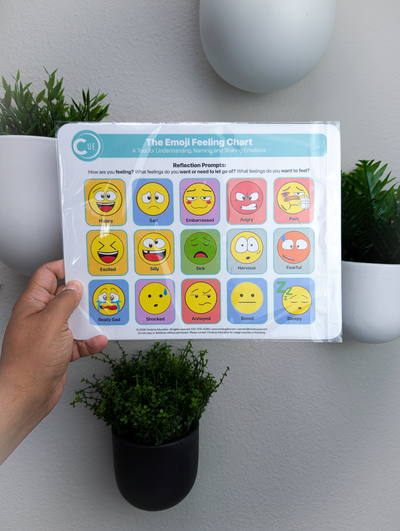 Emoji Emotions Chart 3 Pack, 8.5 x 11 Soft-Touch Laminated Emotional Check-In Charts - 2026 Edition