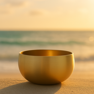 The ZenGolden Bowl™ 6" Singing Bowl