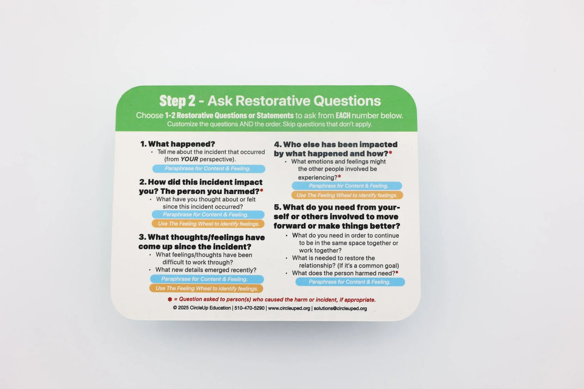 Restorative Conversations™ Card  – Bulk Packs
