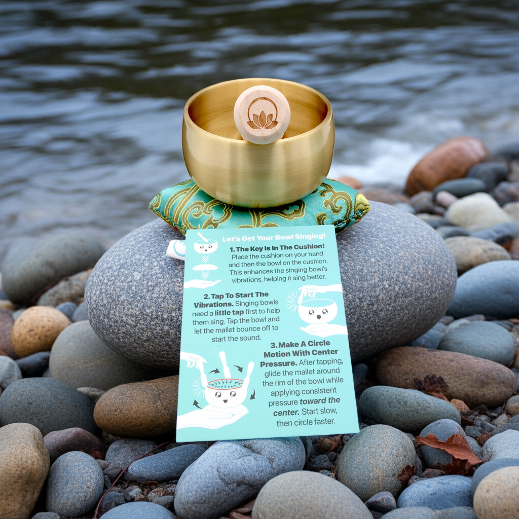 The ZenSerenity Bowl® 3" Singing Bowl Set