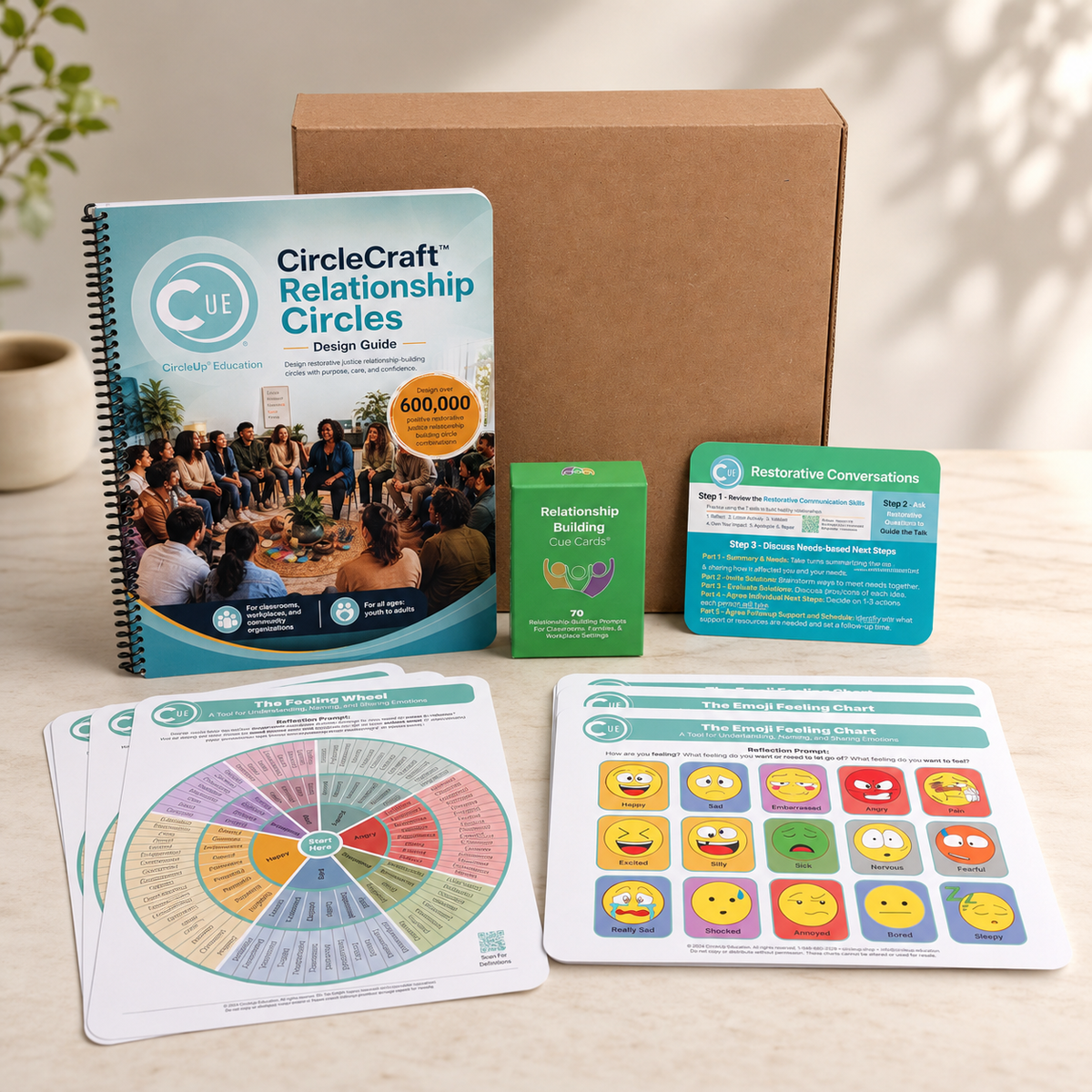 CircleCraft™ Relationship Circles Facilitation Kit | Restorative Justice, SEL & Team-Building Tools