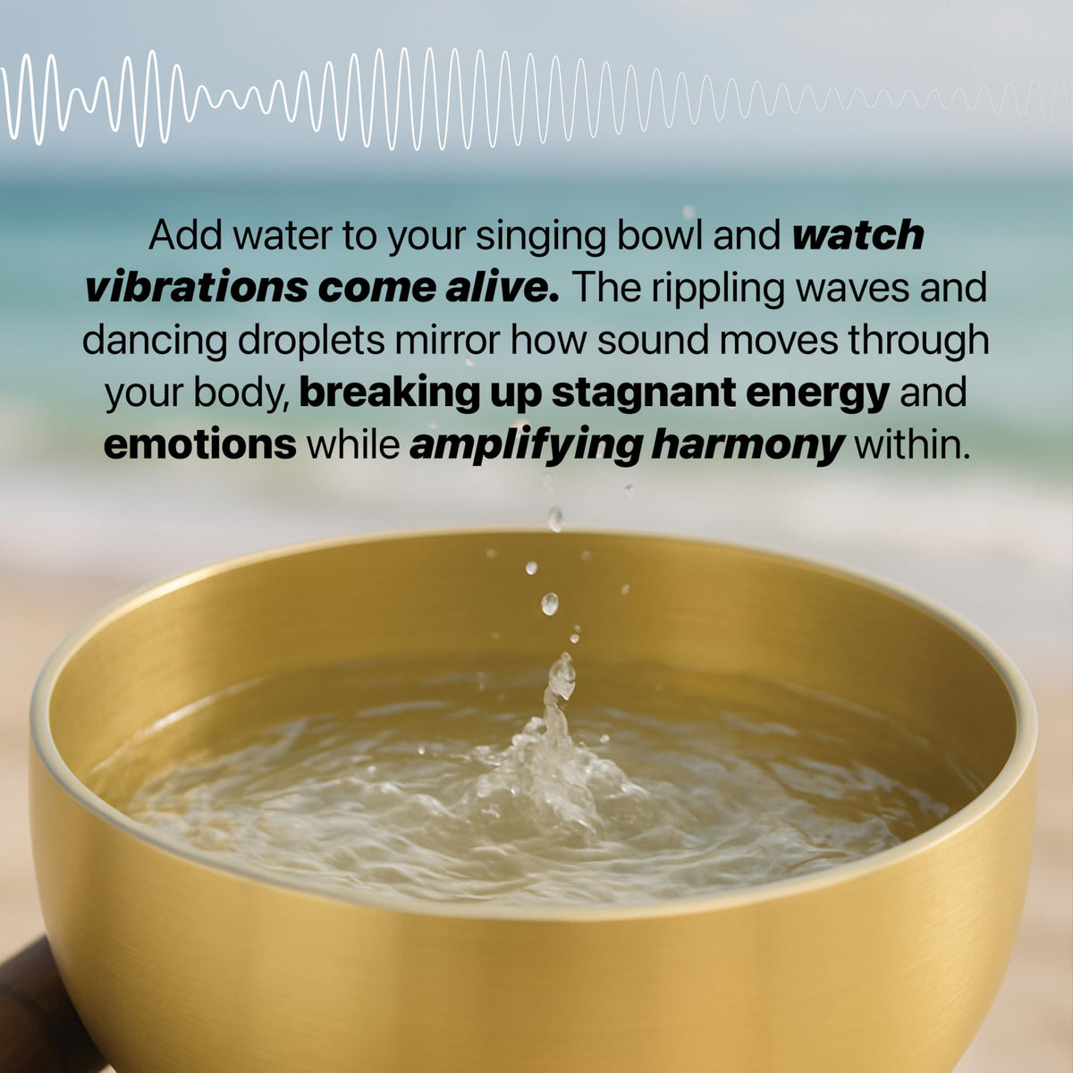 The BeMindful Bowl® | 6-Inch Tibetan Singing Bowl