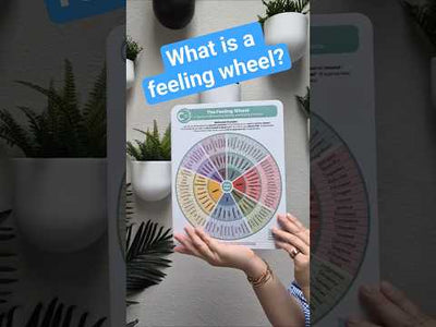 Feeling Wheel 3 Pack, 8.5 x 11 Soft-Touch Matte Laminated Cardstock